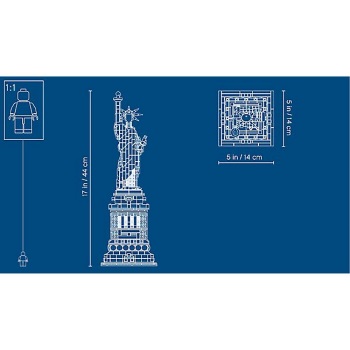Lego Architecture set Statue of Liberty LE21042-2